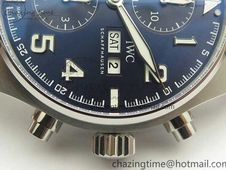 MIROTIME 1223 Pilot Chrono 377721 “Le Petit Prince” SS ZF 1:1 Best Edition on Brown Leather Strap A Snug 7180